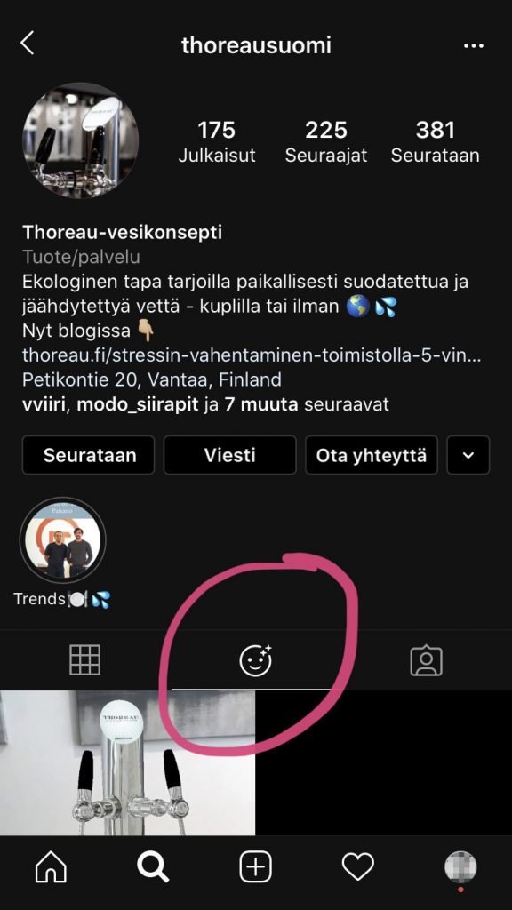 Thoreau-laite testiin Instagram-filterin avulla